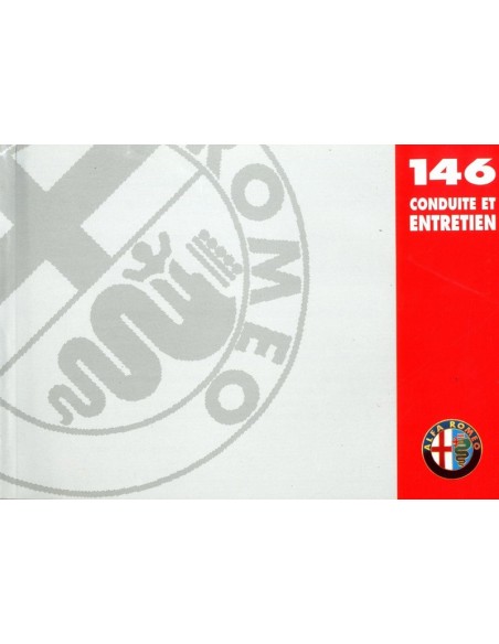 1999 ALFA ROMEO 146 INSTRUCTIEBOEKJE FRANS