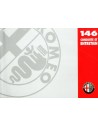 1999 ALFA ROMEO 146 INSTRUCTIEBOEKJE FRANS