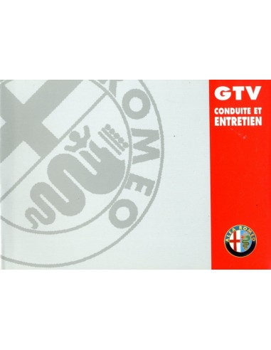 1998 ALFA ROMEO GTV INSTRUCTIEBOEKJE FRANS