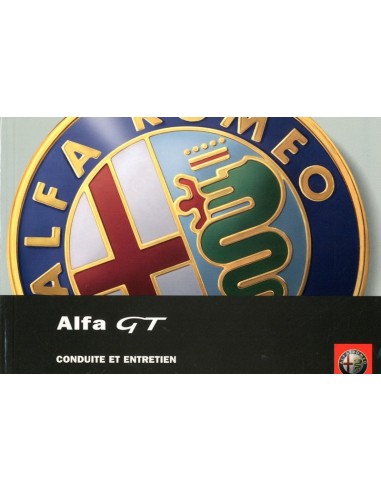 2006 ALFA ROMEO GT INSTRUCTIEBOEKJE FRANS