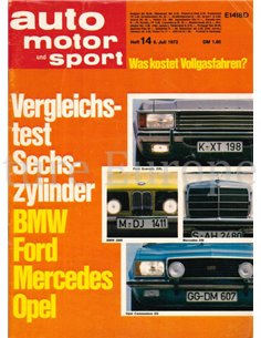 1972 AUTO MOTOR UND SPORT 14 DUITS