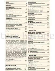 1977 AUTO MOTOR UND SPORT GEBRAUCHTWAGEN JAARBOEK DUITS  2