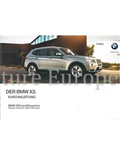 2013 BMW X3 KURZANLEITUNG DEUTSCH