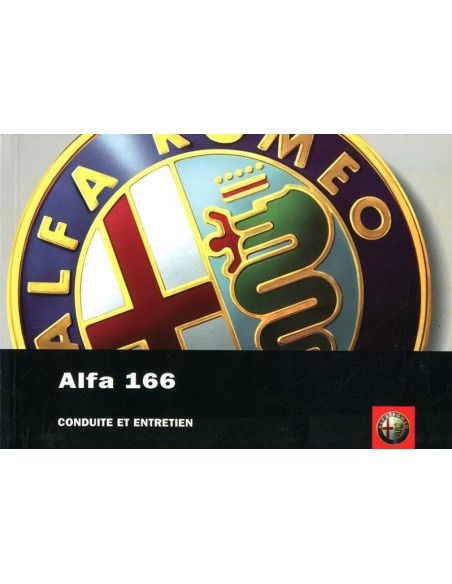 2004 ALFA ROMEO 166 OWNERS MANUAL FRENCH
