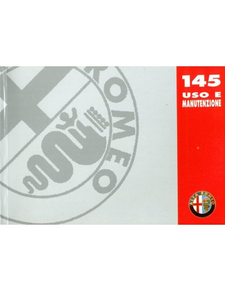 1999 ALFA ROMEO 145 INSTRUCTIEBOEKJE ITALIAANS