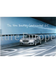 2010 BENTLEY CONTINENTAL GT MEDIA BROCHURE ENGELS