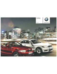 2011 BMW 1ER CABRIOLET UND COUPE KURZANLEITUNG DEUTSCH