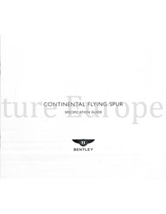 2005 BENTLEY CONTINENTAL FLYING SPUR BROCHURE ENGLISH 2