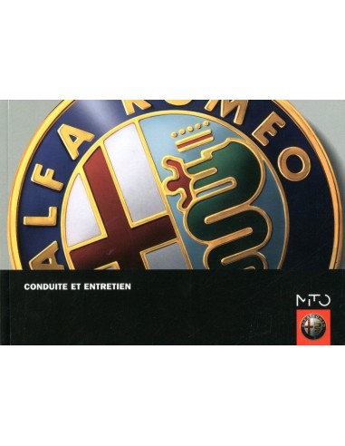 2008 ALFA ROMEO MITO INSTRUCTIEBOEKJE FRANS