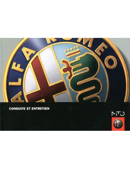 2008 ALFA ROMEO MITO INSTRUCTIEBOEKJE FRANS