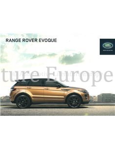 2013 RANGE ROVER EVOQUE BROCHURE GERMAN