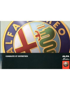 2006 ALFA ROMEO SPIDER INSTRUCTIEBOEKJE FRANS