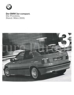 SEVERAL BMW PRICELISTS GERMAN 2