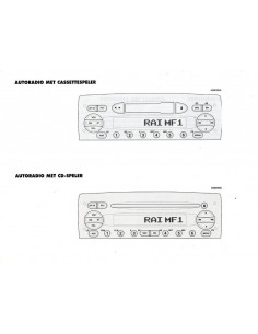 2002 ALFA ROMEO 156 AUDIO INSTRUCTIEBOEKJE NEDERLANDS 2