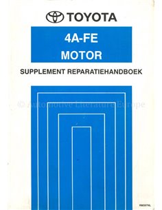 1994 TOYOTA CARINA | CELICA 3S-FE ENGINE WORKSHOP MANUAL DUTCH