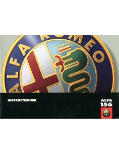 2002 ALFA ROMEO 156 INSTRUCTIEBOEKJE NEDERLANDS