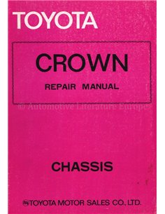 1975 TOYOTA CROWN CHASSIS WORKSHOP MANUAL ENGLISH
