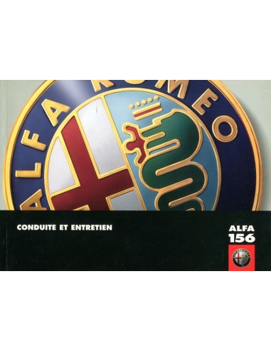 1998 ALFA ROMEO 156 INSTRUCTIEBOEKJE FRANS