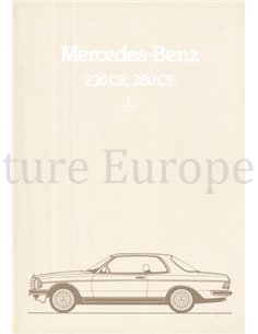 1981 MERCEDES BENZ E KLASSE COUPE PROSPEKT NIEDERLÄNDISCH