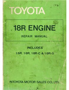 1975 TOYOTA ENGINE WORKSHOP MANUAL ENGLISH