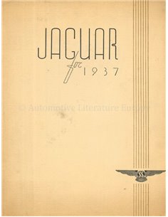 1937 JAGUAR SS PORTFOLIO PROSPEKT ENGLISCH