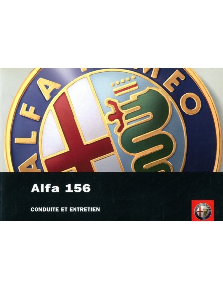 2003 ALFA ROMEO 156 INSTRUCTIEBOEKJE FRANS