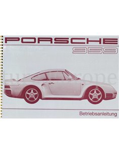 1987 PORSCHE 959 BETRIEBSANLEITUNG DEUTSCH