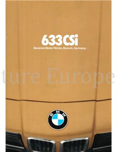 1979 BMW 6 SERIE BROCHURE ENGELS (USA)