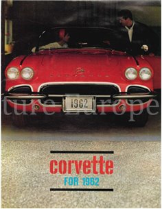 1962 CHEVROLET CORVETTE BROCHURE ENGLISH (US)