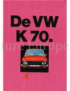 1971 VOLKSWAGEN K70 BROCHURE DUTCH