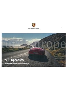 2019 PORSCHE 911 SPEEDSTER BETRIEBSANLEITUNG NIEDERLÄNDISCH