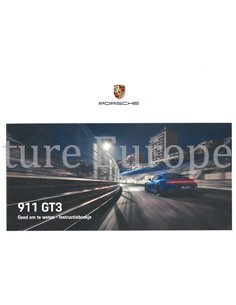 2021 PORSCHE 911 GT3 INSTRUCTIEBOEKJE NEDERLANDS