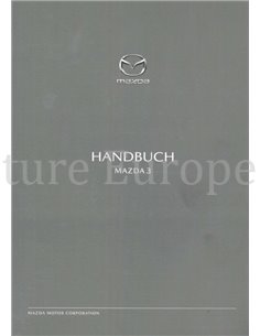 2019 MAZDA 3 BETRIEBSANLEITUNG DEUTSCH
