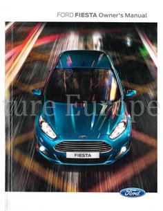2013 FORD FIESTA BETRIEBSANLEITUNG ENGLISCH