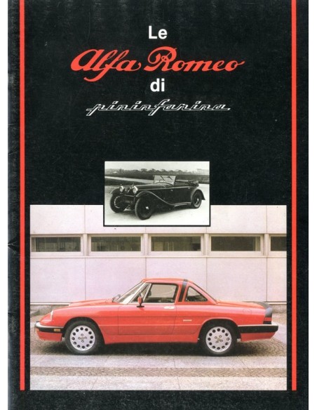 1984 ALFA ROMEO DI PININFARINA BROCHURE ITALIAANS