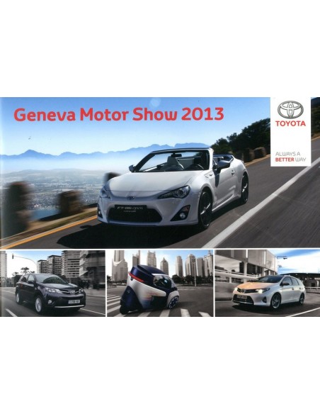 2013 TOYOTA GENEVE PERSMAP ENGELS + USB