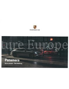 2021 PORSCHE PANAMERA | SPORT TURISMO INSTRUCTIEBOEKJE DUITS