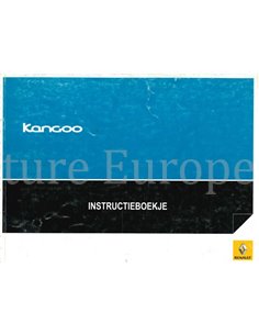 2007 RENAULT KANGOO INSTRUCTIEBOEKJE NEDERLANDS