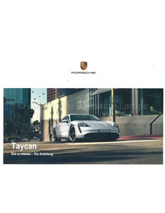 2022 PORSCHE TAYCAN INSTRUCTIEBOEKJE NEDERLANDS