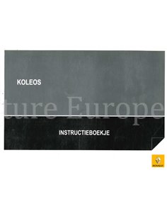 2007 RENAULT KOLEOS INSTRUCTIEBOEKJE NEDERLANDS