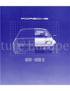 1980 PORSCHE 928 S BROCHURE GERMAN