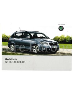2009 SKODA FABIA OWNER'S MANUAL DUTCH