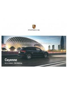 2018 PORSCHE CAYENNE BETRIEBSANLEITUNG DEUTSCH