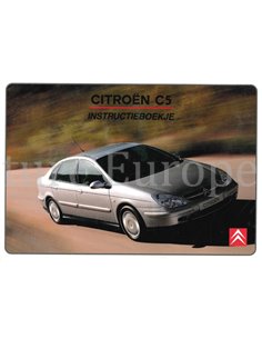 2002 CITROEN C5 OWNER'S MANUAL DUTCH