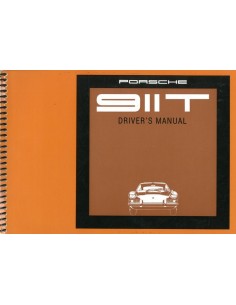 1968 PORSCHE 911 T INSTRUCTIEBOEKJE ENGELS