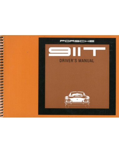 1968 PORSCHE 911 T INSTRUCTIEBOEKJE ENGELS