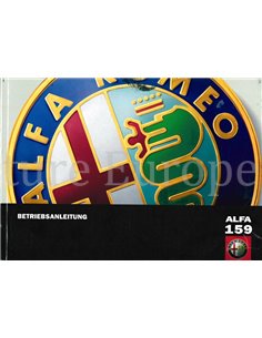 2010 ALFA ROMEO 159 OWNERS MANUAL GERMAN