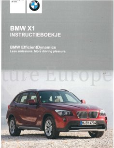 2011 BMW X1 (E84) INSTRUCTIEBOEKJE NEDERLANDS