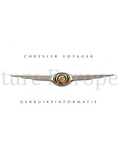 2003 CHRYSLER VOYAGER OWNER'S MANUAL DUTCH