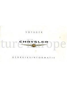 2005 CHRYSLER VOYAGER INSTRUCTIEBOEKJE NEDERLANDS